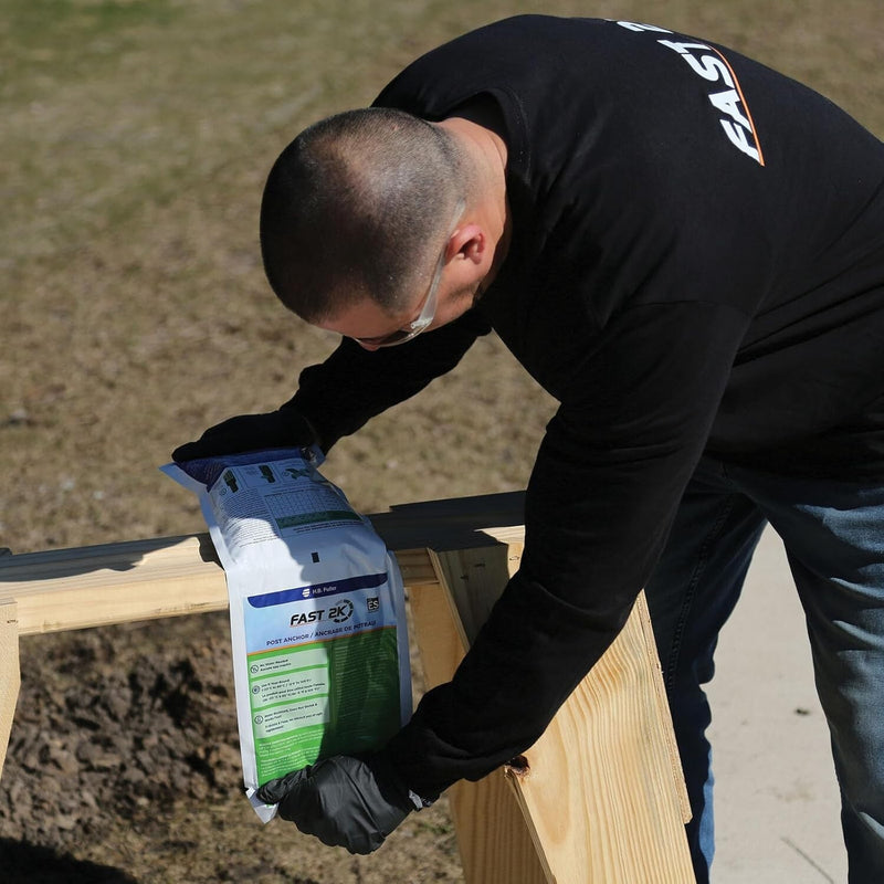 Fast 2K Post Anchor Mix Expanding Foam Concrete Alternative for Post Install 2 Pack