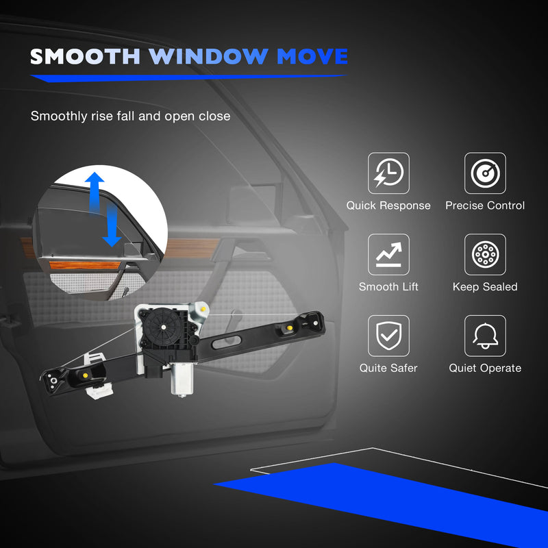 Window Regulator Motor Rear Right for BMW E90 E91 328i 335i 330i 335d M3 323i