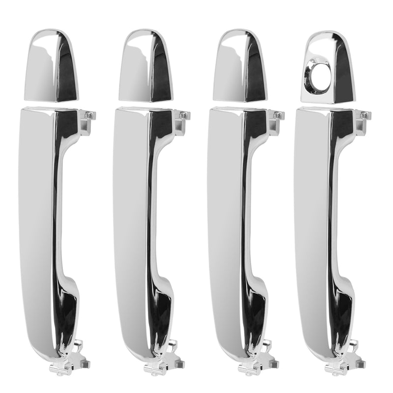 Exterior Door Handles Front Rear LH RH for Toyota 2012 2017 Camry Chrome 4 Piece