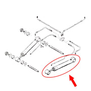 DURAFORCE 14034A3 18 2420 Trim Ram Cylinder Starboard for MerCruiser Alpha I Gen I