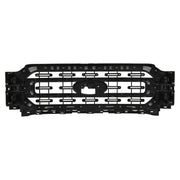 DURAFORCE Matte Black Front Bumper Upper Grill Grille For 2021 2022 2023 Ford F-150 XLT