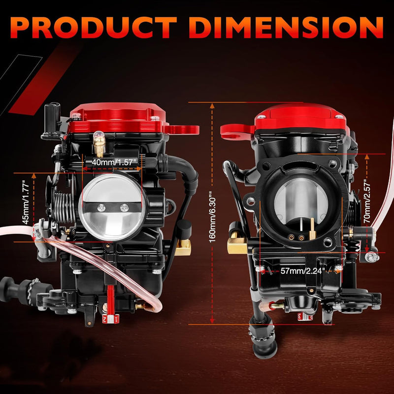 CV40 Carburetor for 88-16 Harley Davidson Sportster 883 1200 XL883 XLH1200
