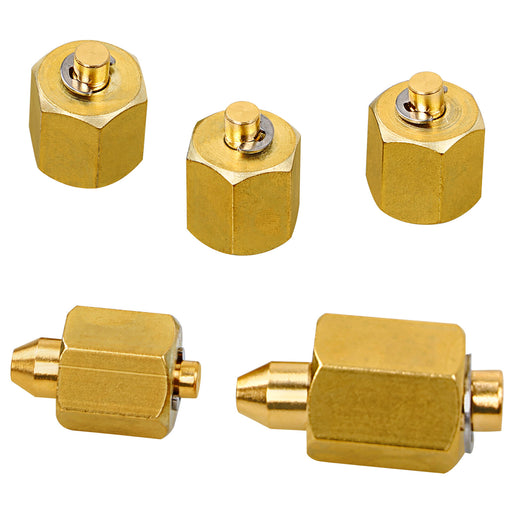 DURAFORCE 10810 Injector Rail Fuel Line Cap Set Block Off Cap 5 Pieces