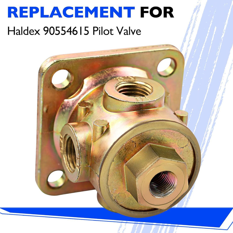 90554615 3 Way Pilot Valve Port for Trailer & Trucks Replaces Haldex