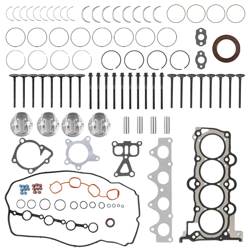 G4FD 1.6L Engine Rebuild Overhaul Kit Pistons Rings for Hyundai Kia Soul