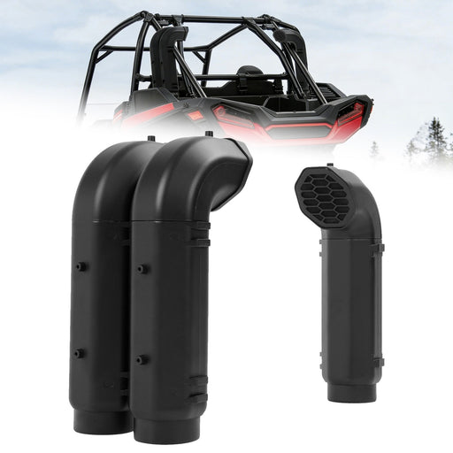 DURAFORCE Snorkel Riser Kit for 2016-2021 Polaris RZR Turbo 4 S 4 XP 4 Painted Black
