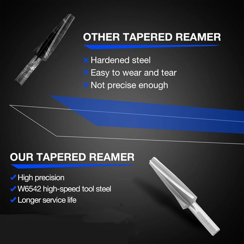 10 Degree Ball Joint Reamer for 6542 High Speed Tool Steel Tapered Ball Joint