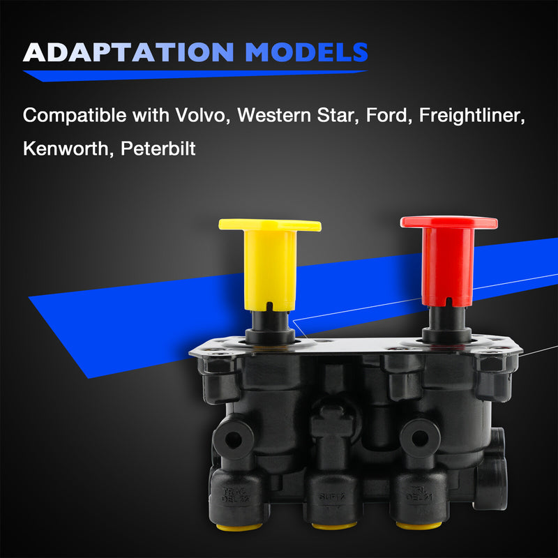 800519 MV3 Dash Air Brake Control Valve for Freightliner Kenworth Peterbilt