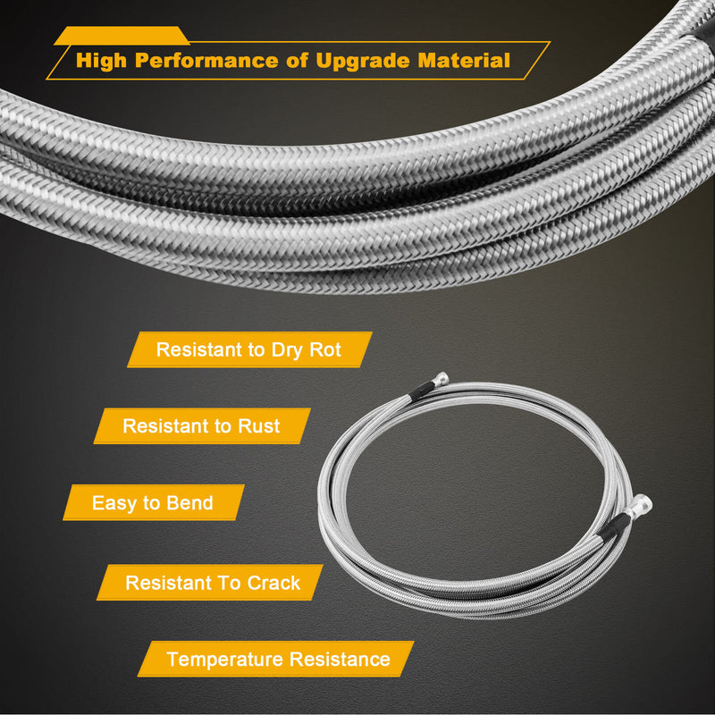 QFF0015SS Fuel Gas Line Kit Complete Repair Lines For Chevy 05 10 Cobalt HHR G5