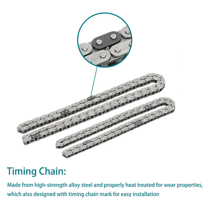 2.4L Timing Chain Kit for Chevy Malibu Equinox GMC Terrain Pontiac Buick 03-15
