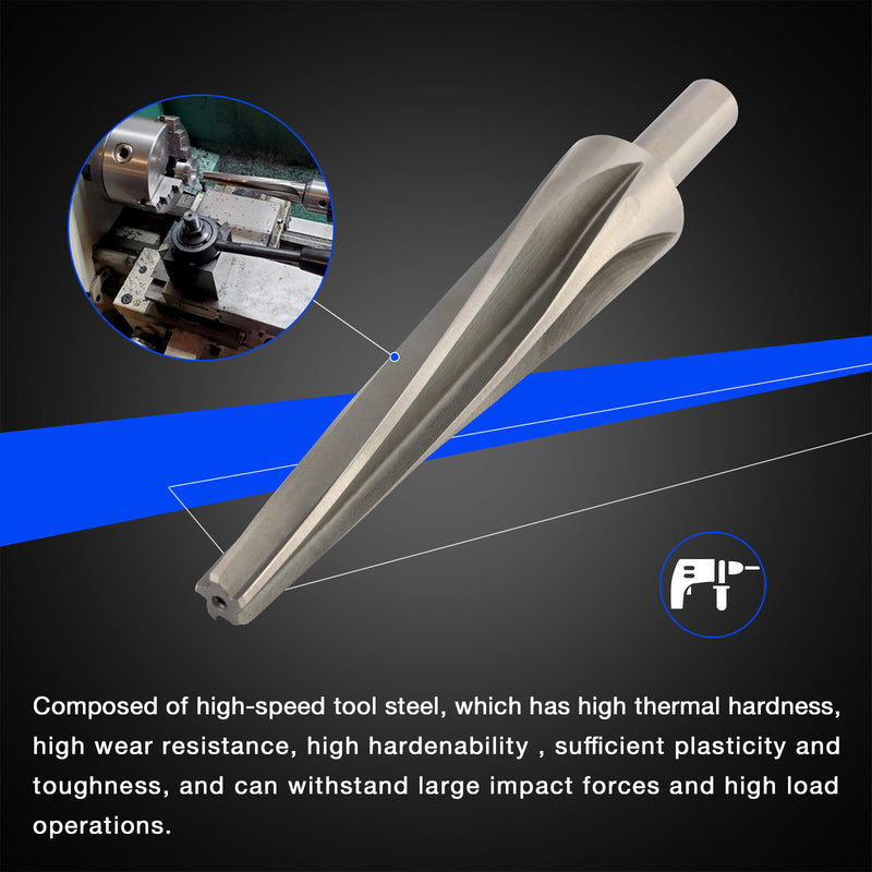 7 Degree Tapered Ball Joint Reamer for 1 1/2 Inches Per Foot