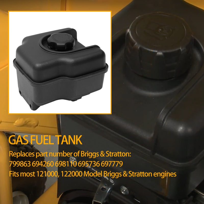 799863 Fuel Gas Tank with Cap Engine Fuel Tank for Briggs and Stratton 694260