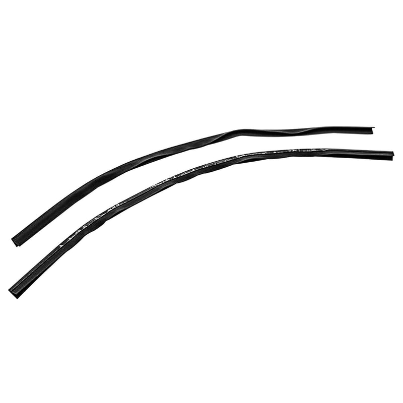 DURAFORCE Fit 2022 2023 Subaru BRZ Style Front Bumper Lower Black Adhesive Strip Set 22-23