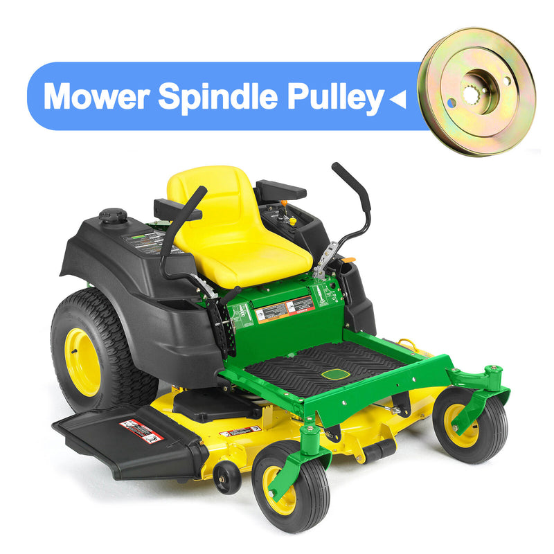 M163464 Deck Spindle Pulley for John Deere Z425 Z435 Z445 EZtrak Zero Turn Mower