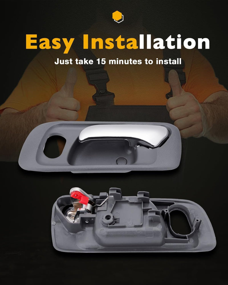 72165S84A01ZB Interior Door Handle Kit for Honda Accord Odyssey 1998 to 2004