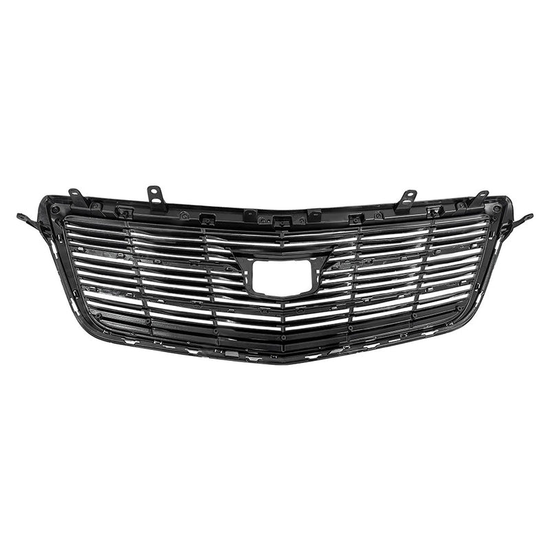 DURAFORCE Front Grille Upper Bumper Grill for Cadillac ATS 2015 2016-2019 Chrome 15-19