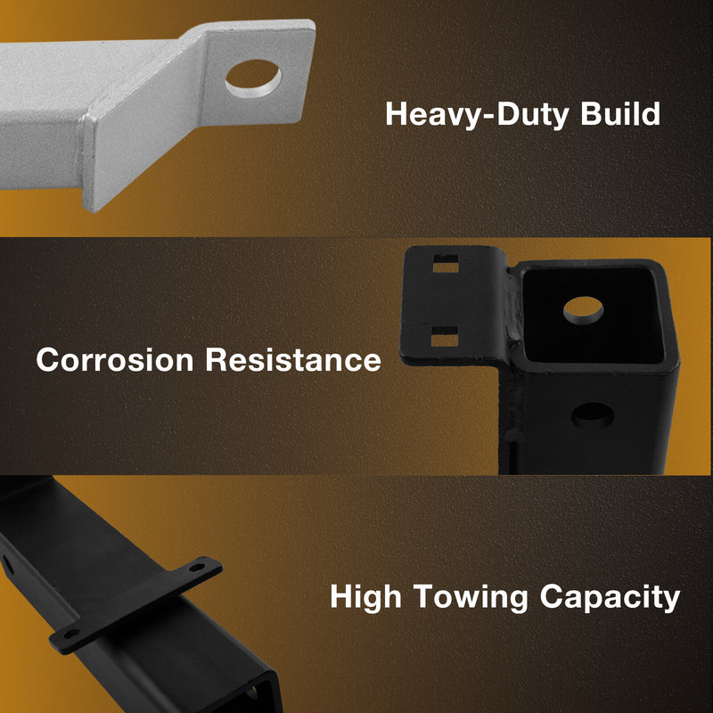 2 Inch Rear Hitch Receiver Kit for Bad Boy Rebel Rogue Renegade Mowers 2019 Plus