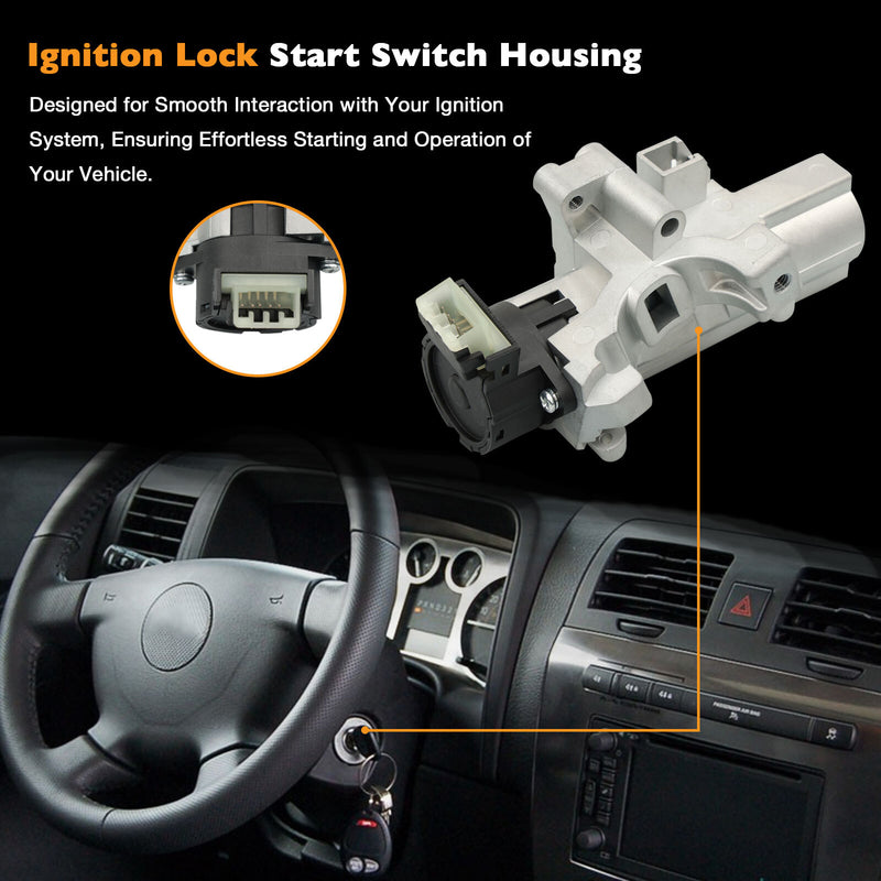 Ignition Lock Switch Cylinder Housing for Chevy Colorado GMC Canyon Hummer 04 12