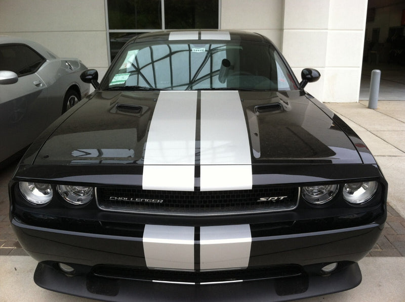9 Inch Vinyl Rally Stripes Racing Stripe Hood Trunk Roof for Dodge Challenger