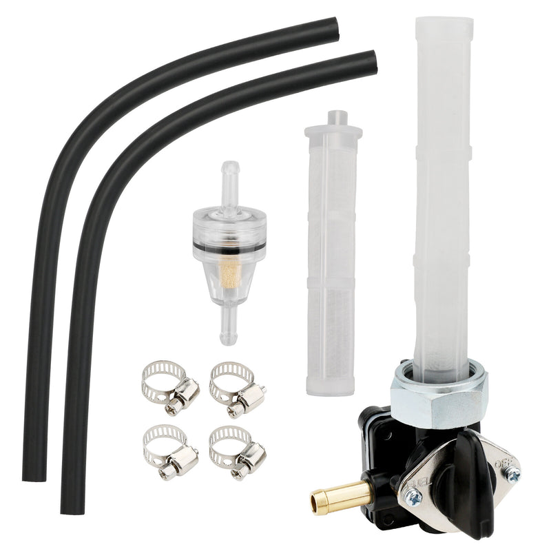 61338 94D Fuel Valve Petcock With Male Thread For Harley FLST FXST FLT FXD 95 01