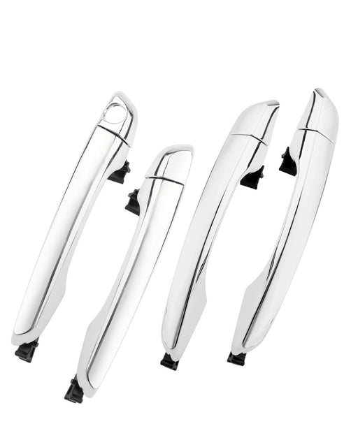 DURAFORCE 82651F2010 Chrome Outside Exterior Door Handle Set for 2017-2020 Hyundai Elantra