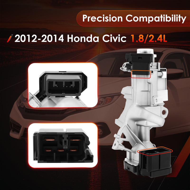 Ignition Switch Lock Cylinder With Remote Keys Door Lock For Honda Civic 2012 14
