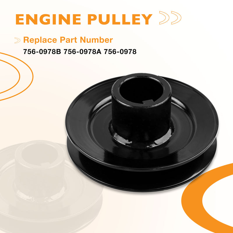 756-0978B Engine Pulley for Cub Cadet MTD RZT GTX LGT LT-1046