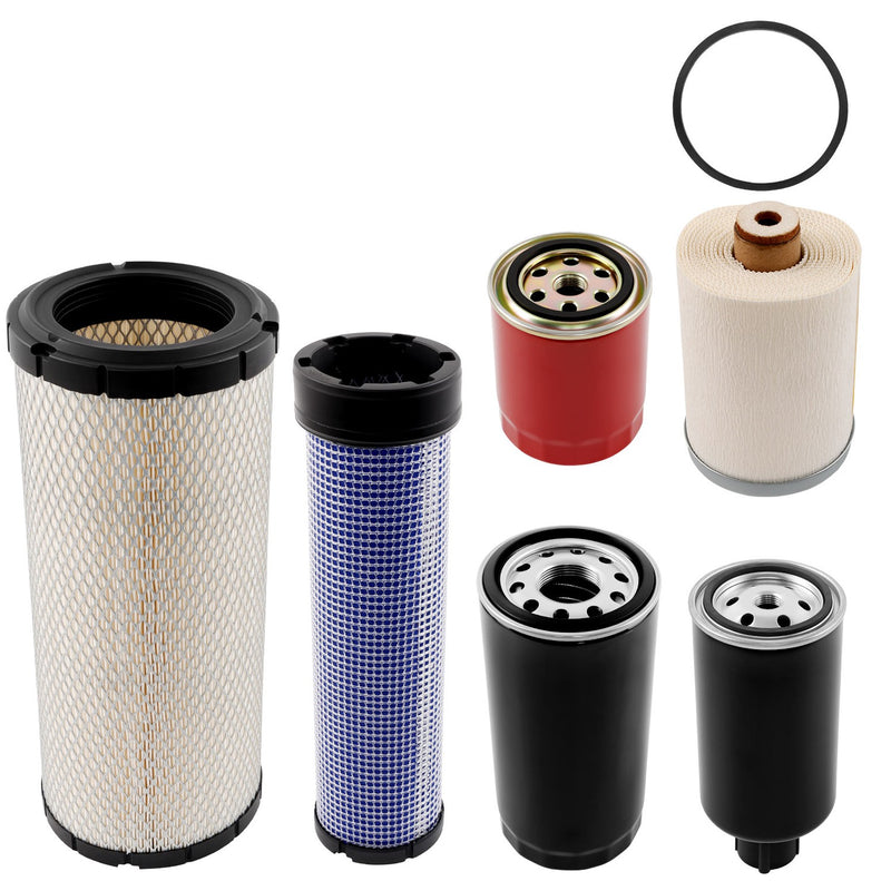 006000455F1 006000456F1 Air Oil Fuel Filter Kit For Mahindra 4540 4550 6 Piece