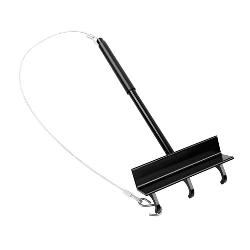 DURAFORCE Chain Link Fence Heavy Duty Top Rail Fabric Hanging Tool with Hook Rail Bracket