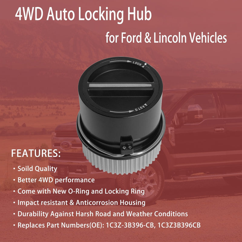 4WD Automatic Front Locking Hub for Ford 1999 2004 F250 F350 F450 F550 and More