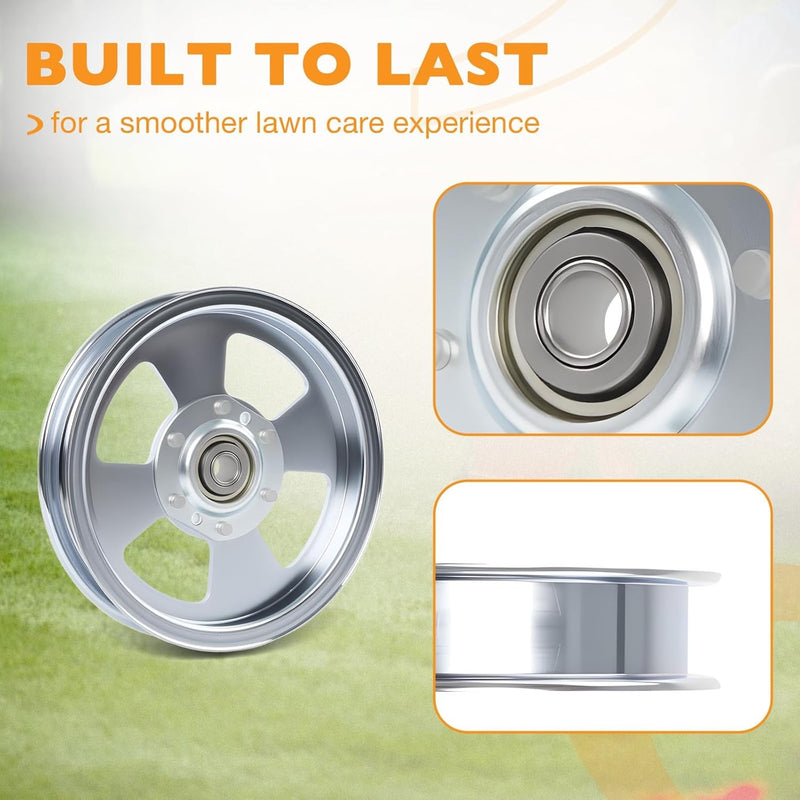 5102831 Flat Idler Pulley for Ferris 48 52 61 72 Inch Deck Lawn Mower 5104717