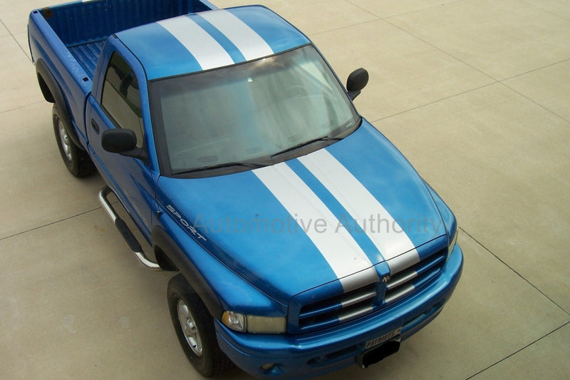11 Inch Vinyl Rally Stripes Racing Stripe Bonus Kit for Dodge Ram 1500 2500 3500