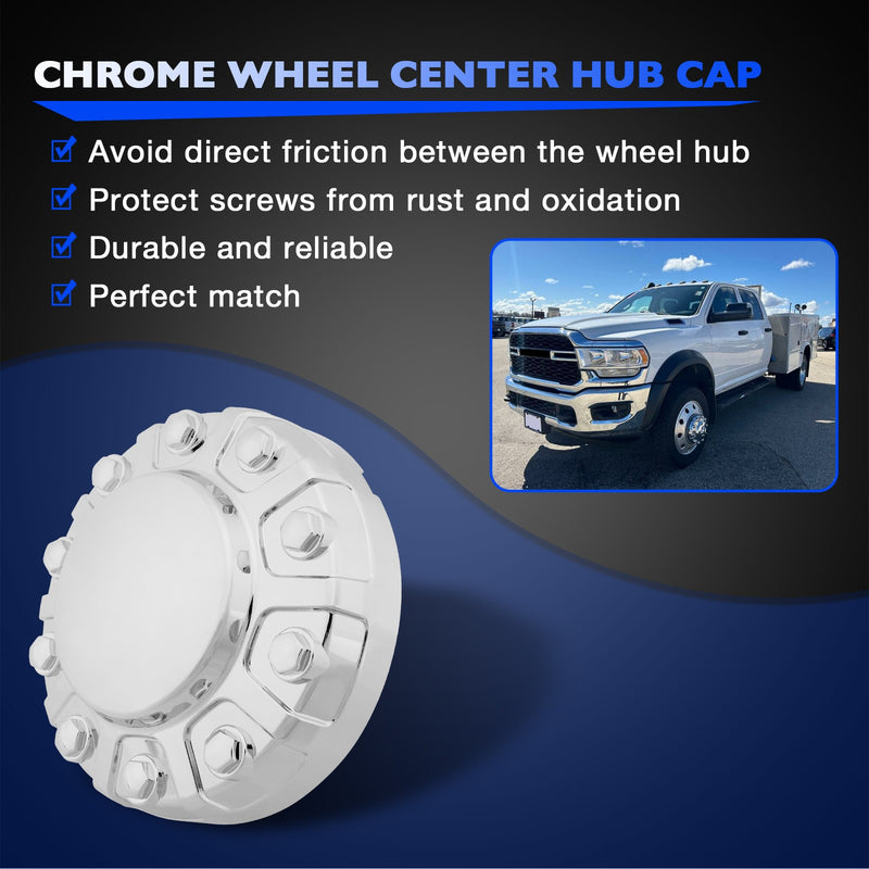 6PG03SZ1 Front Wheel Center Hub Cap Cover for Ram 4500 5500 2019 2021 2 Pcs
