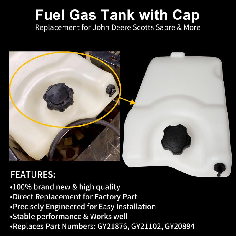 GY21876 Gas Fuel Tank for John Deere D100 D105 D110 D120 D130 D140 D150 D160