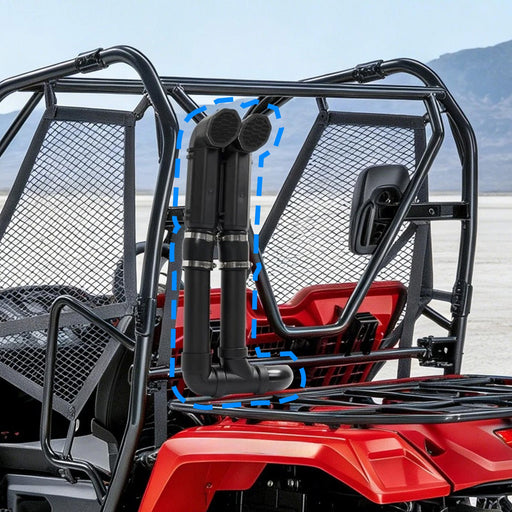 DURAFORCE Snorkel Kit For Honda Pioneer 500 2015 2022 Clamp On Plastic Abs Pvc