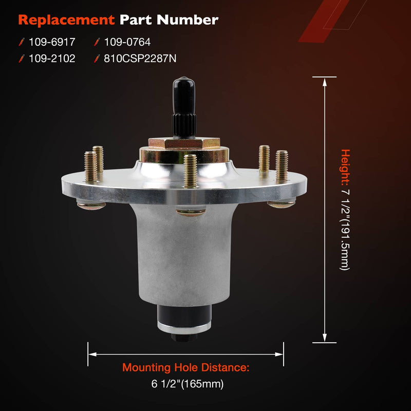 Deck Spindle for Lazer Z AS DS XS 48 52 60 66 72 Inch Mower 109 6917 3 Piece