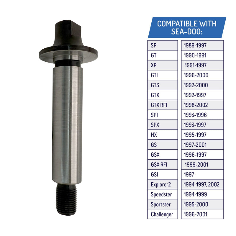 DURAFORCE 271000291 Impeller Shaft For SeaDoo GT SP SPI SPX XP HX GSI GTX GTI GTS GS