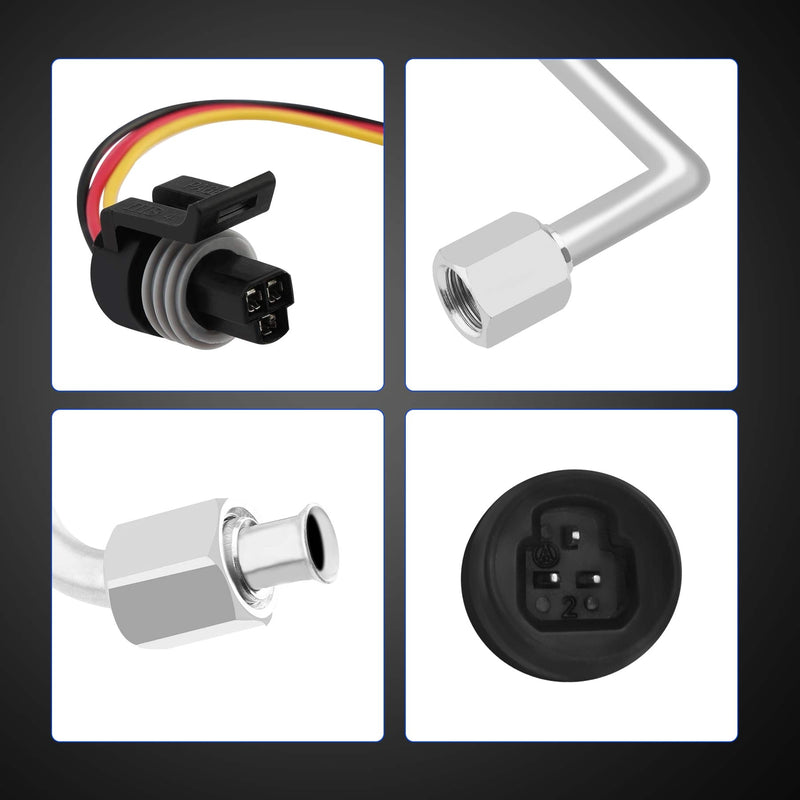 Exhaust Back Pressure EBP Tube Sensor For Ford F250 F350 F450 F550 2003 2004