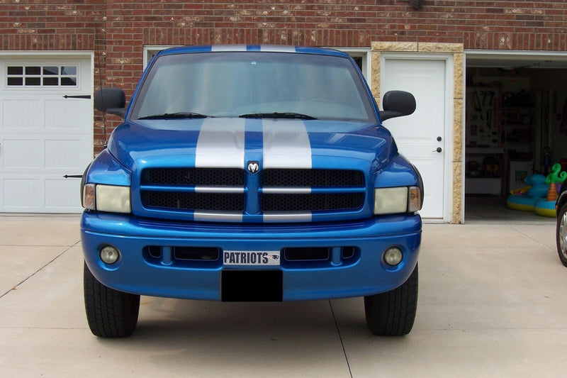 10 Inch Vinyl Rally Stripes Racing Stripe Bonus Kit for Dodge RAM 1500 2500 3500