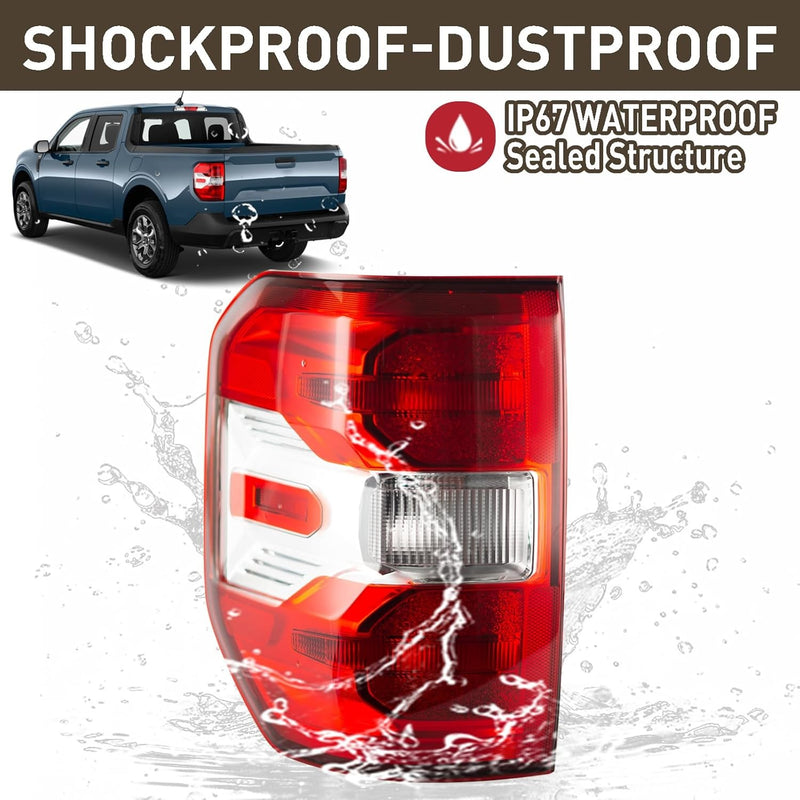 Halogen Tail Light Lamp Rear Left Drive Side for Ford Maverick XL XLT 2022-2025