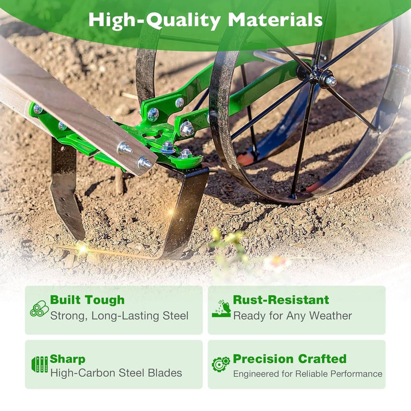 Wheel Hoe Sweeps Heavy Duty Weeding Blades for Hoss & Planet Jr Push Cultivator
