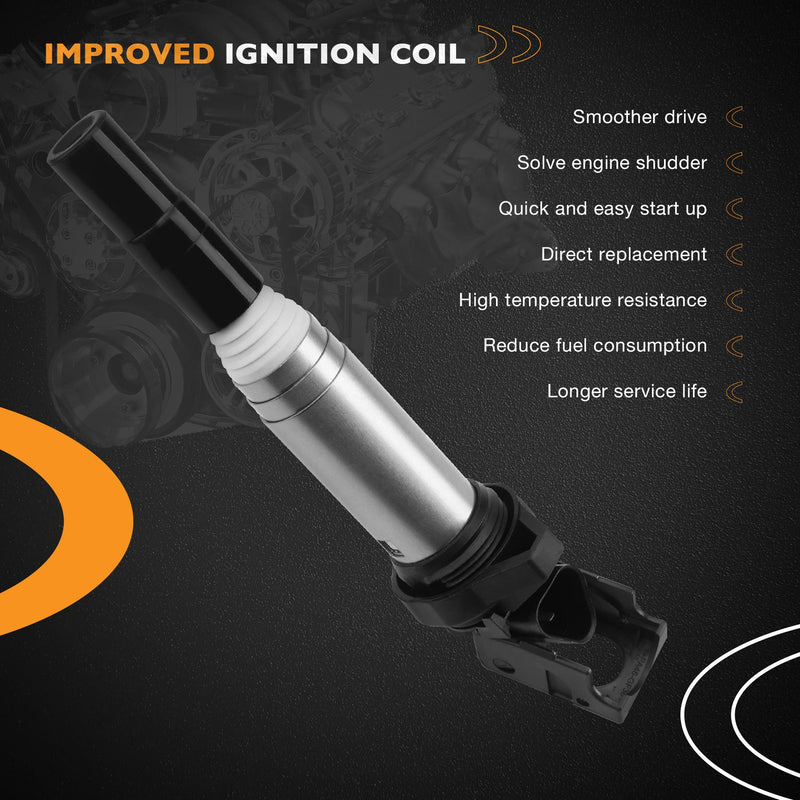 UF598 Ignition Coil Pack for Mini Cooper Countryman Paceman 07 16 1.6L L4 4 Pack