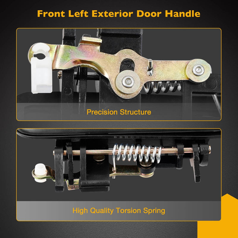 Exterior Door Handle Front Left Right for Dodge Ram 1500 2500 3500 1995-04 Set