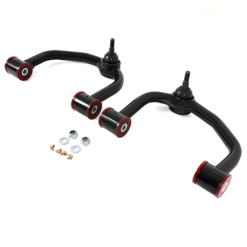 Front Upper Control Arms for Ford F150 2004-2022 Powder Coated LH RH 0-4 Inch Lift