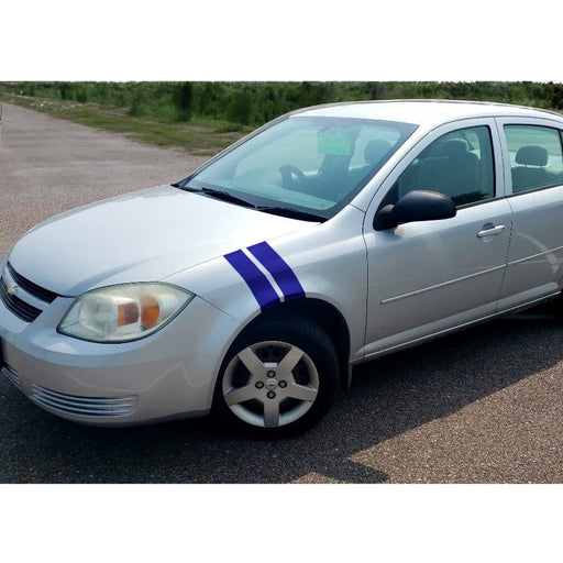 DURAFORCE 3 Inch Dual Fender Stripe Hash Mark Decal Graphic Kit for Chevy Cobalt