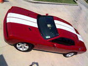 DURAFORCE 10 Inch Vinyl Rally Stripes Racing Stripe For Dodge Challenger