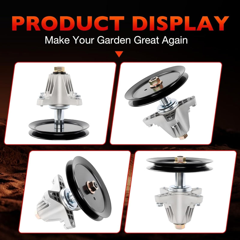 618P09395 Mower Deck Spindle for Cub Cadet Craftsman Z5400 Mustang Z46 2 Blades