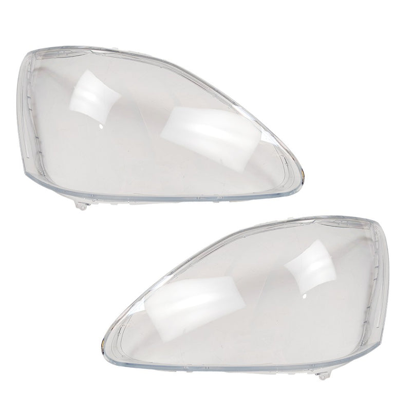 Front Headlight Lens Headlamp Cover Left Right Pair for Lexus LS430 2004 06