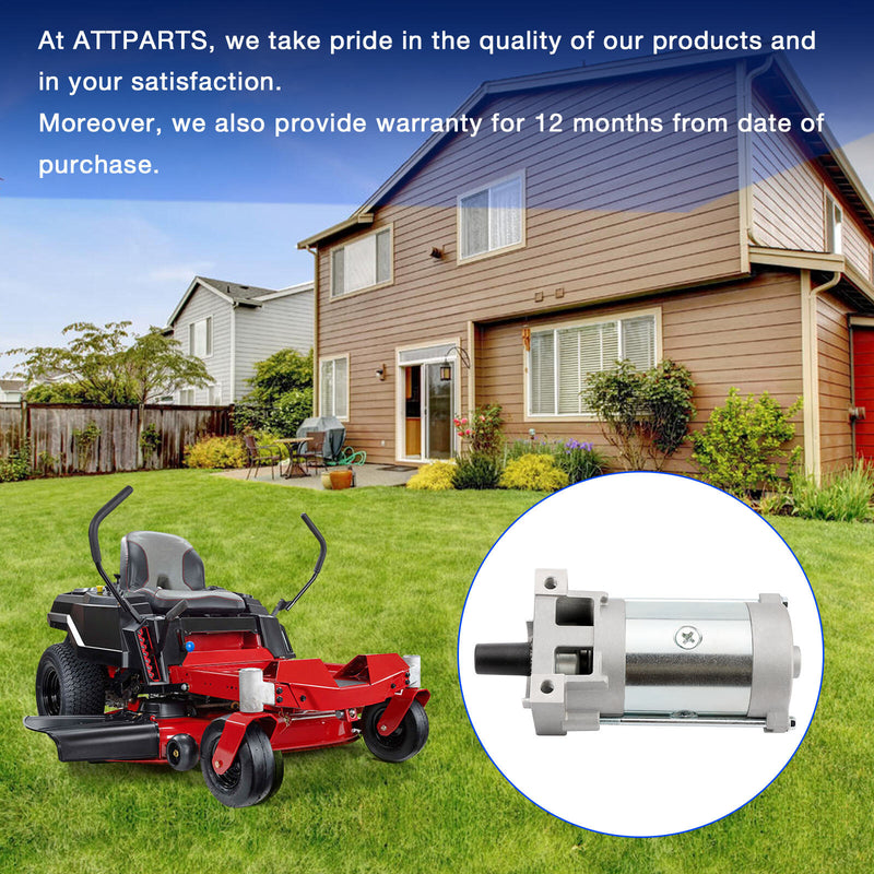 Lawn Mower Starter Motor For Toro Timecutter Titan HD 1500 Exmark 2P77F Engines