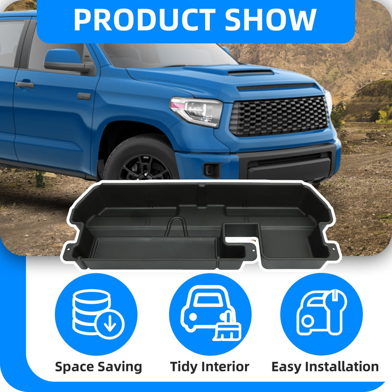 Under Seat Storage Box For Toyota Tundra Double Cab 2007-2021